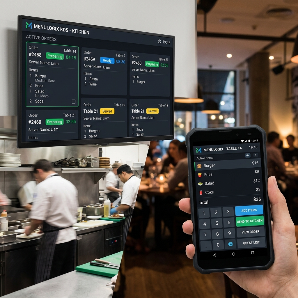 Menulogix Kitchen Display System